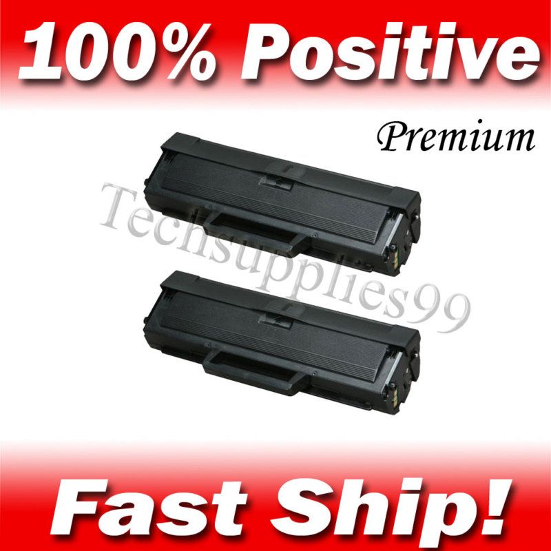 2x Samsung MLT D104S Toner Cartridge For ML 1665 1865W  