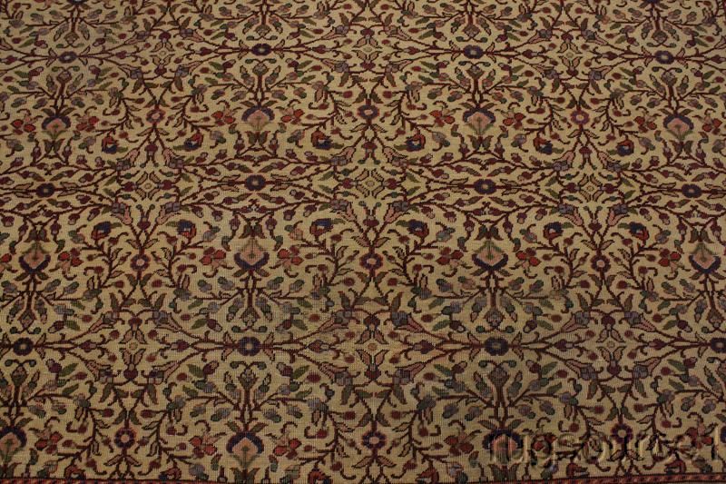 70 YEARS OLD FLORAL ANTIQUE 7X10 KERMAN PERSIAN ORIENTAL AREA RUG WOOL 