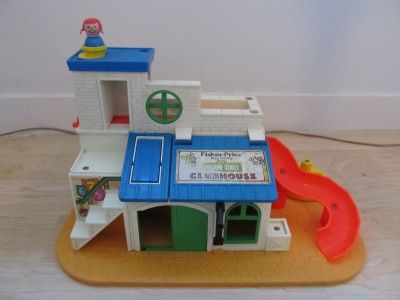   Price Little People family Sesame Street clubhouse playset 937  