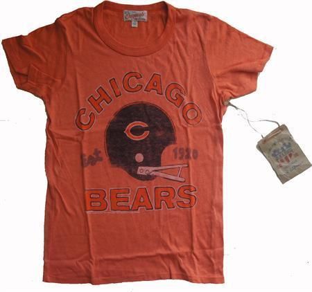   Junk Food Ladies Vintage NFL Chicago Bears T Shirt Size Small  