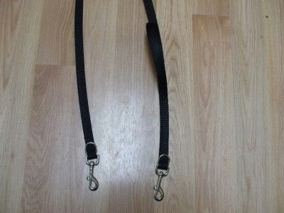 EURO/TETHER DOG LEASH W/HANDLE 1 NYLON 2 PLY WEBBING  