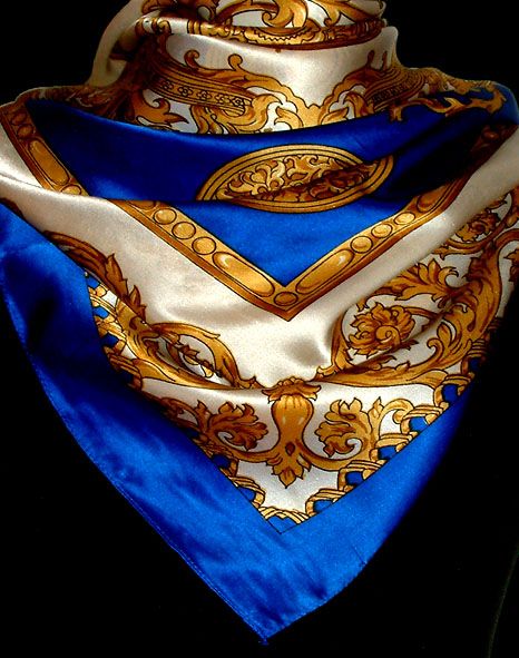 89003 NWT LORENZO CANA AUTHENTIC LUXURY SCARF 100% SILK  