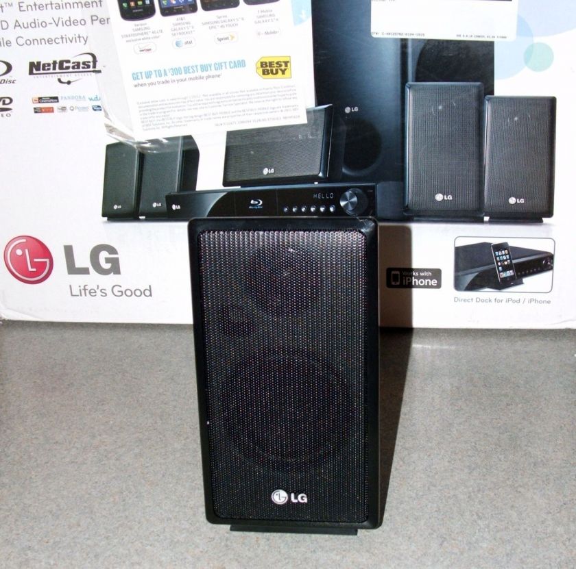   Surround Front Home Theater Speakers 180 Watts for LG LHB335 NEW LG2