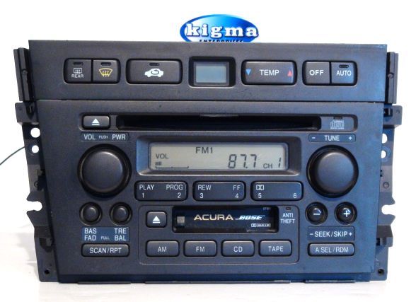 Acura TL 2000 2001 CD Tape player BOSE w/Code Tested g  