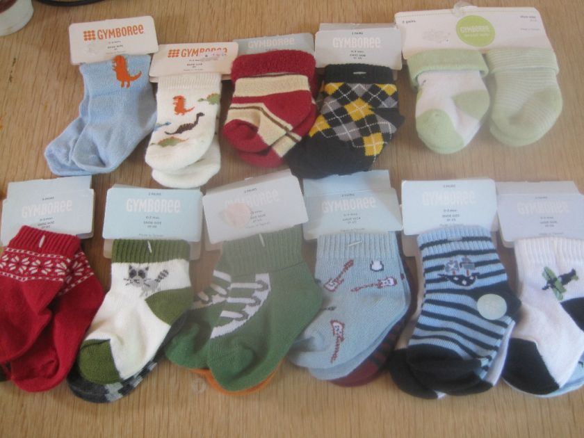 NWT GYMBOREE BOYS SOCKS VARIETY YOU CHOOSE 0 3 FREE SHI  