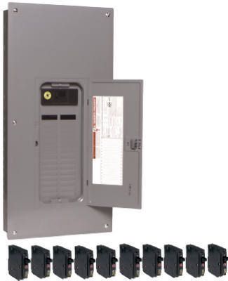 Square D QO 200 Amp Main Breaker Installed Indoor Load Center Value 