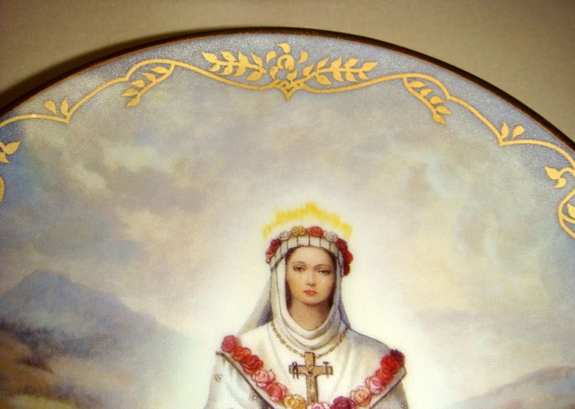 Hector Garrido Visions OUR LADY OF LA SALETTE Plate  