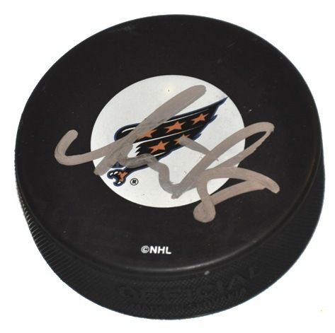 ALEXANDER OVECHKIN signed CAPITALS PUCK ROOKIE GRAPH  