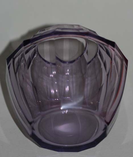 JOSEF HOFFMANN MOSER KARLSBAD ART GLASS VASE c. 1910  