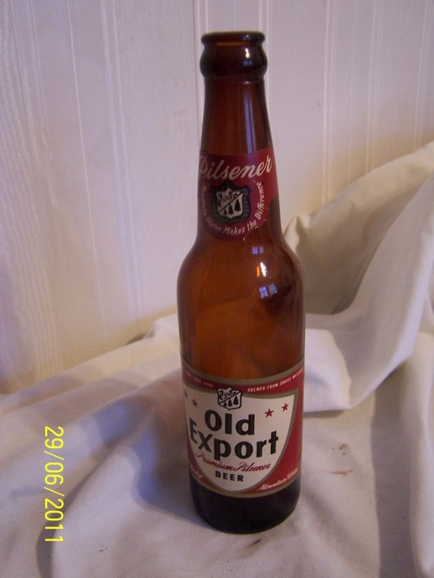 Old Export Premium Pilsener BEER, This Is Empty, Paper  