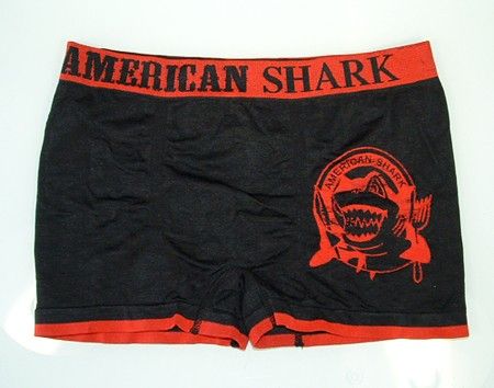 Navy AMERICAN SHARK SEAMLESS BOXER BRIEFS a  S/M L/XL  