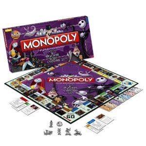 Nightmare Before Christmas Monopoly Board Game NEW  