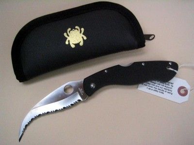 Spyderco Civilian C12GS Knife with SpydiePouch  