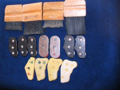 Lot of Baseball Umpire Items, Brush, Score Clicker Counter  