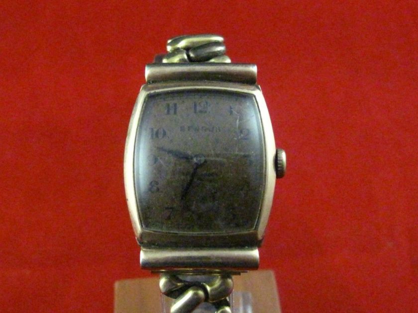 VINTAGE BENRUS 17J WRISTWATCH MODEL AR 15 RUNNING  