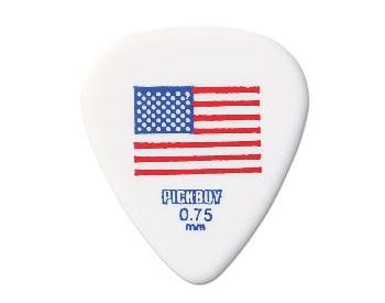 PICKBOY American Flag Guitar Picks 0.75mm 10/Pack NEW  