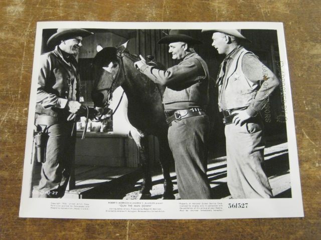 James Arness Gun the Man Down Western Movie Still  