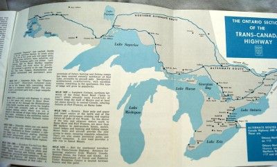   ONTARIO CANADA TRAVEL & TOURISM BROCHURE GUIDES 1959 1962  