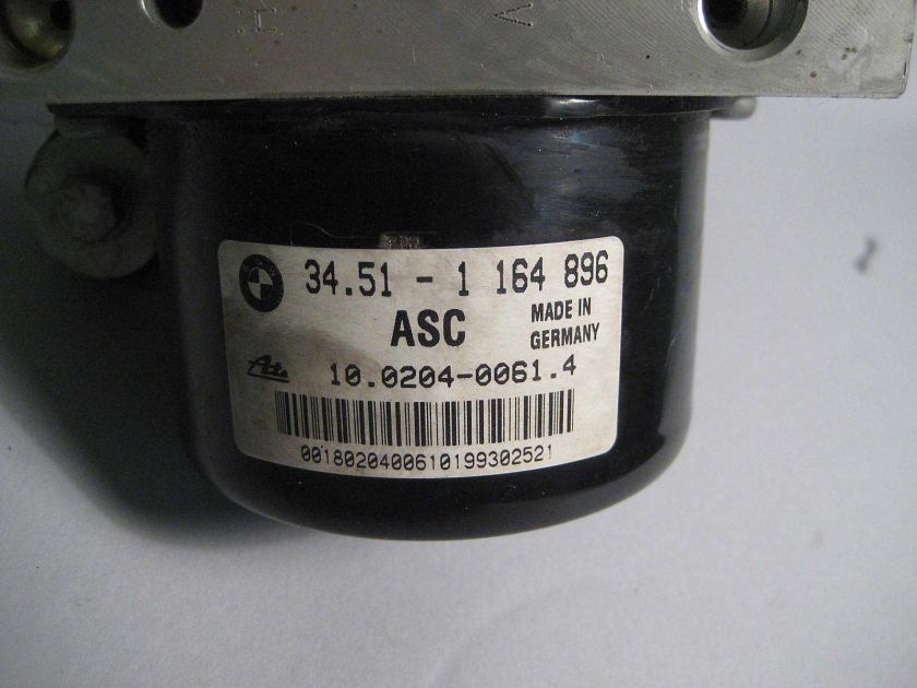 BMW E46 ABS ASC Pump & Module Used OEM 99 01 323i 325i 328i 330i 330Ci 