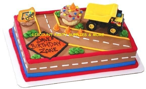 Tonka Truckin Construction Truck Cake Topper Decoration  