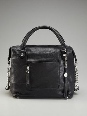 Brand New Olivia Harris Trapezoid Convertible Satchel  