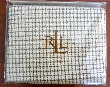 NIP $120 RALPH LAUREN YORKSHIRE ROSE PLAID EURO SHAM  