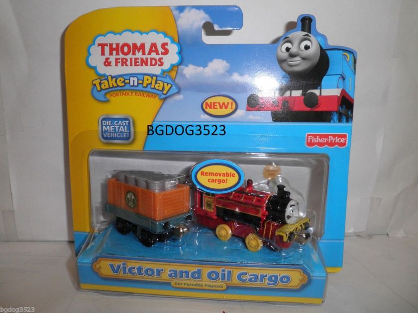 Thomas the Train Take N Play Along Victor & Oil Cargo Car NIP  