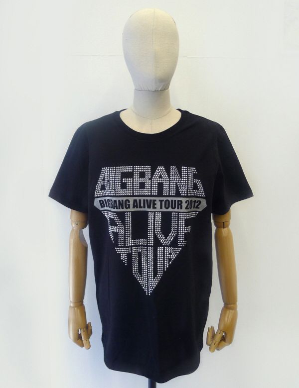 BIGBANG Alive Tour 2012 OFFICIAL BLACK T SHIRT NEW  