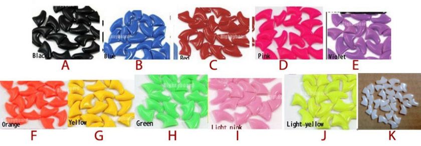 New 20pcs Soft Cat Pet Nail Caps Claw Control Paws off + Adhesive Glue 