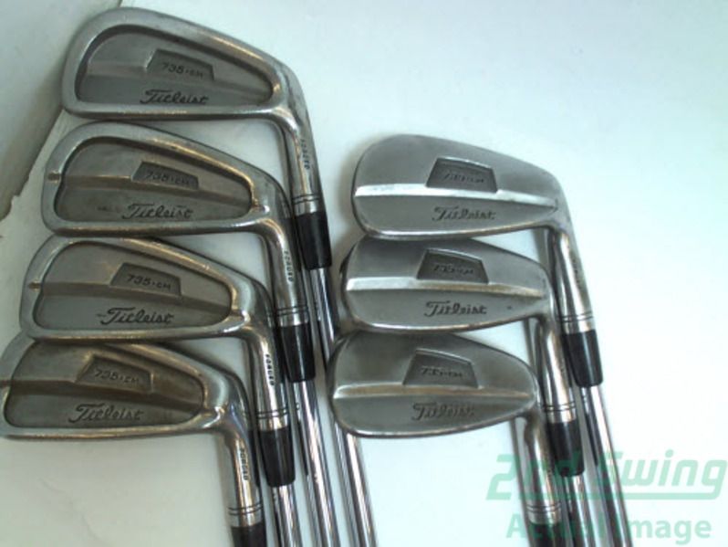 Titleist 735.CM Stainless Iron Set 4 PW Steel Stiff Right  