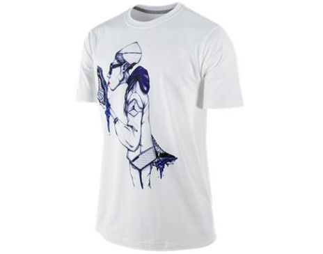   Jordan AJ 11 Concords White Mens Basketball T Shirt 480613 100  