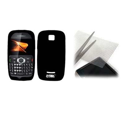 for Motorola Theory Black Case Gel+Uni Screen Protector 886571189784 