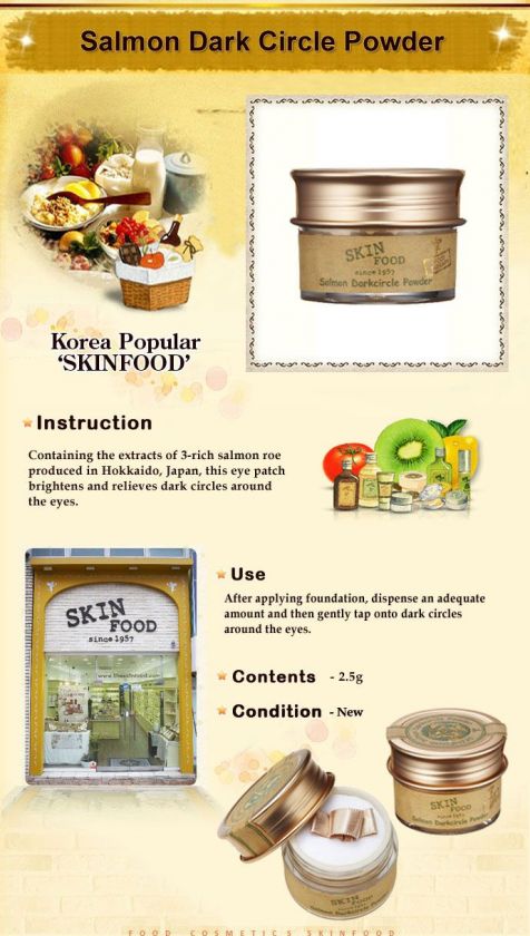 SKIN FOOD]SKINFOOD SALMON DARK CIRCLE POWDER  