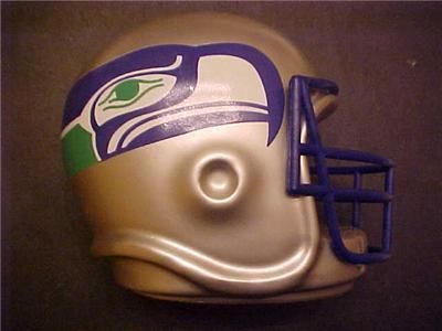 Vintage 80s SEATTLE SEAHAWKS HELMET/BANK MIB ceramic  