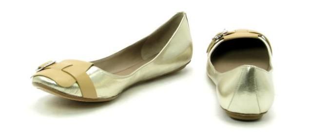 NEW $240 BELLE BY SIGERSON MORRISON GOLD FLAT US 10  