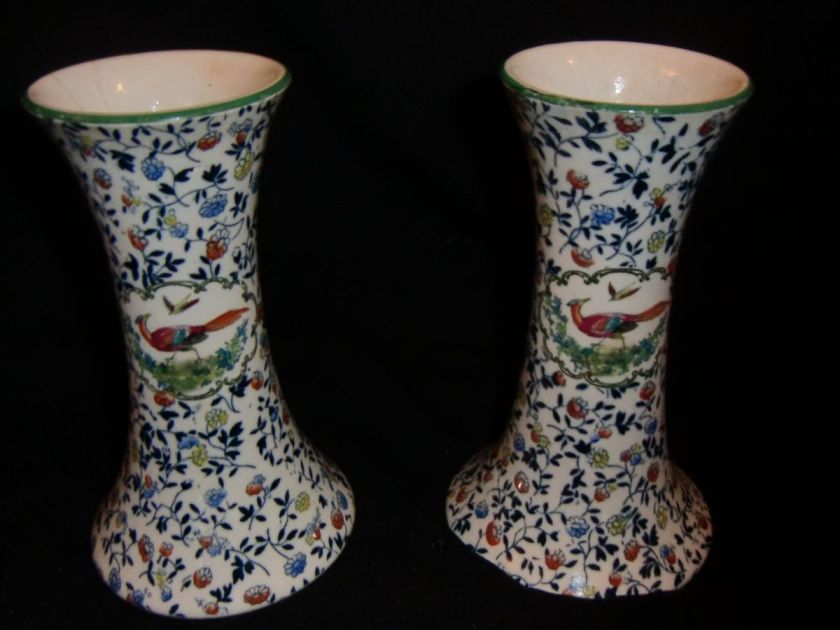 Dunn and Bennett Burslem vases circa late 40s  