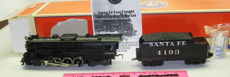 New Lionel 6 28671 Santa Fe Berkshire Jr. Loco & tender  