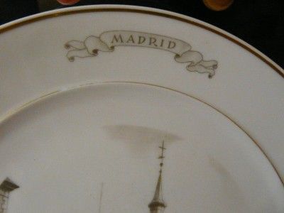 Bidasoa Collector Plate Madrid Palacio De Santa Cruz  