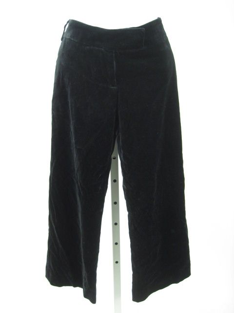 FRENCH CONNECTION Black Velvet Pants Sz 6  