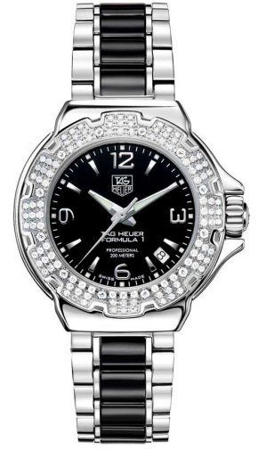 NEW TAG HEUER FORMULA ONE DIAMONDS WATCH WAC1214.BA0859  