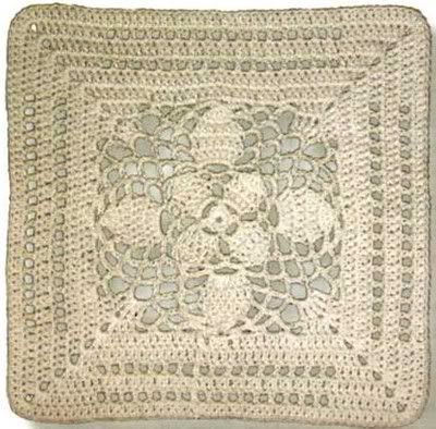Crochet Pattern for Winter Wedding Jewel Afghan White Christmas Motif 