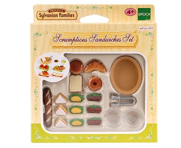 New Sylvanian Families Miniature Scrumptious Sandwiches Set  