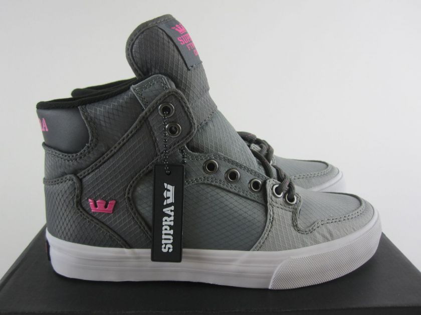 Supra Vaider Grey White 4 13 NIB $155  