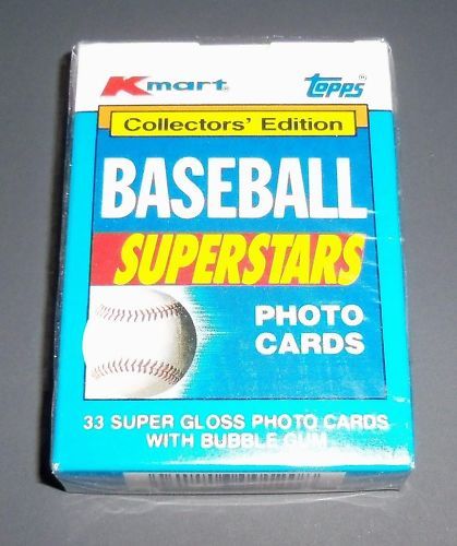 1990 TOPPS KMART BASEBALL SUPERSTARS COMPLETE SET (33)  