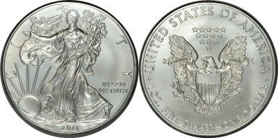 2011 AMERICAN SILVER EAGLE DOLLAR  