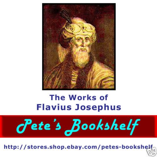 The Works of Flavius Josephus   CD ROM   1200+ Pages  