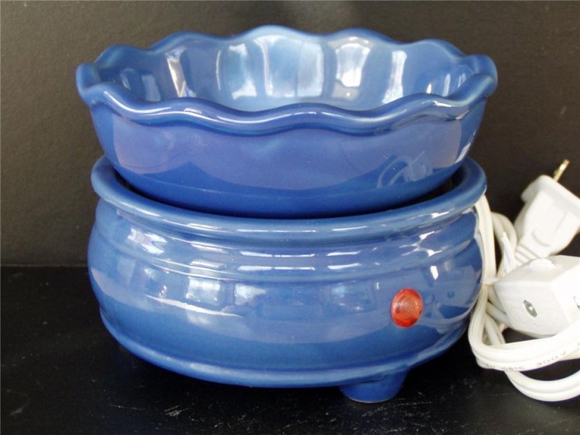 ELECTRIC CANDLE & TART WARMER   BLUE   SOY CREEK  