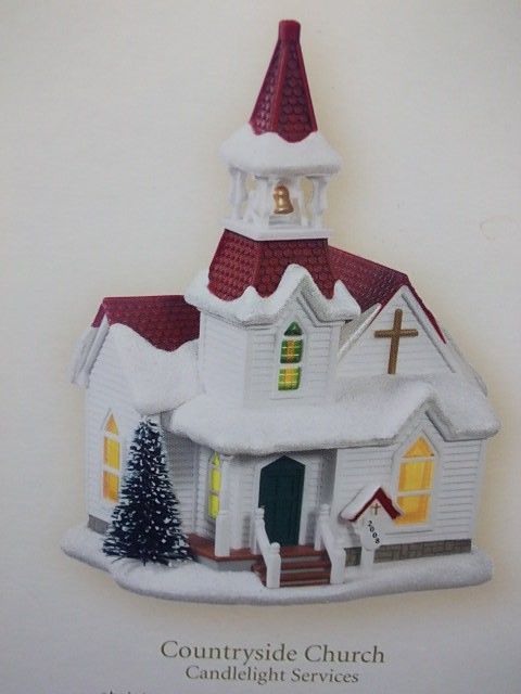 Hallmark Candlelight Services Church Magic Series Christmas Ornaments 