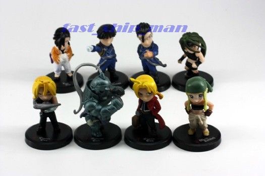 Fullmetal Alchemist mini figure full set 8pcs  