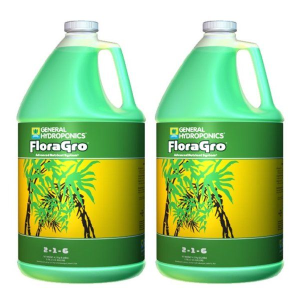 GENERAL HYDROPONICS GH1423 FloraGro 2 Gallon 256 oz  